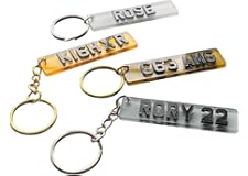 Custom Licence Plate Keychain, Personalised Number Plate Keychain, Mini Number Plate Key Ring, Name Plate Keychain, Custom Ca