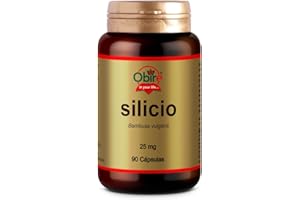 Obire | Silicio 25 mg | 90 Cápsulas | Cuidado de Huesos, Articulaciones y Piel