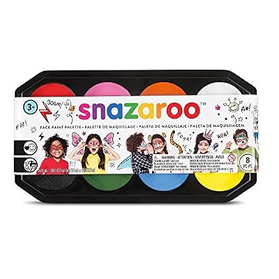 Snazaroo - 80818 - Maquillage - Palette De Maquillage Taille Jumbo - 8 Couleurs