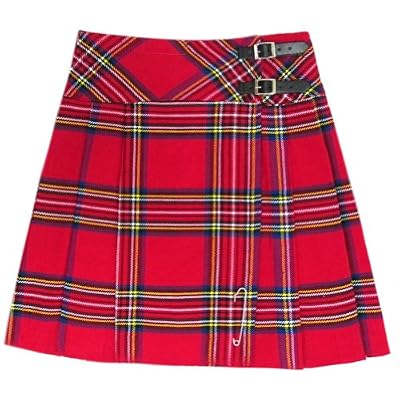 Tartanista kilt/jupe pour femme - tartan Royal Stewart - 51 cm (longueur) - EU46 UK18
