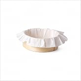 PacknWood 10pcs - 150ml Bake-a-Ring Ring Baking Built-in Paper, A30 | Ref 210WOCER80150, mm, Ideal pastries, mini quiches and