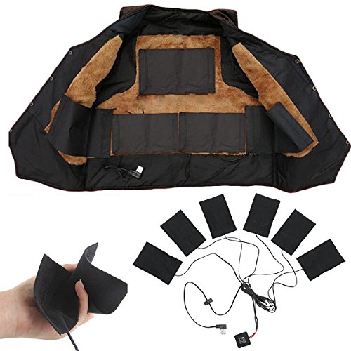 Lovinn Heizkissen, 6-in-1, elektrisch, beheizt, Schwarz,