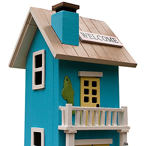 Vogelhäuschen, modern, blau - 2