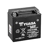  YUASA - Batería YTX14-BS Combipack (con electrolito)