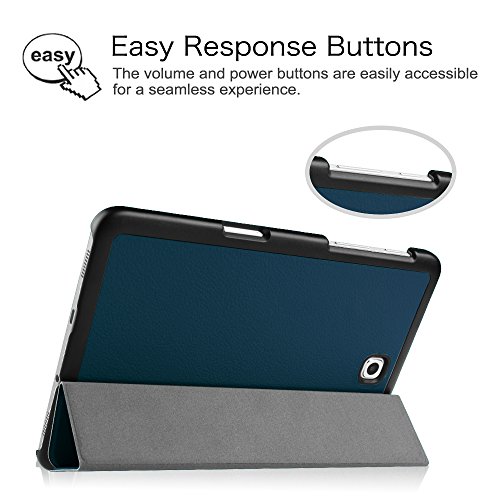 Fintie Samsung Galaxy Tab S2 8.0 Hülle Case – Ultra Schlank Superleicht Ständer Smart Shell Cover Schutzhülle Tasche mit Auto Schlaf / Wach Funktion für Samsung Galaxy Tab S2 8.0 T710 / T715 / T719 (8 Zoll) Tablet-PC, Marineblau - 5