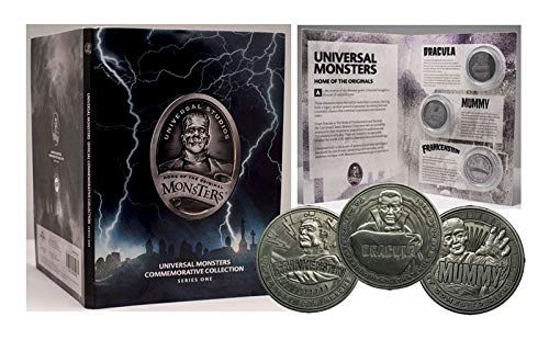 Iron Gut Publishing Universal Monsters Commemorative Collection Collectable Coin 3-Pack Series 1