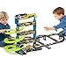 Produktbild #0618 Stabile Parkgarage mit 3 Ebenen inklusive Aufzug und 5 Metallautos • Parkhaus Spielstrasse Spielautos Spielzeug Autorennbahn Auto