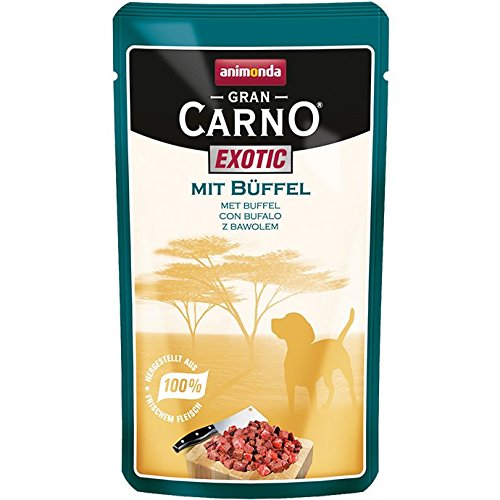 Preisvergleich Produktbild Animonda Frischebeutel GranCarno Exotic mit Büffel 125g