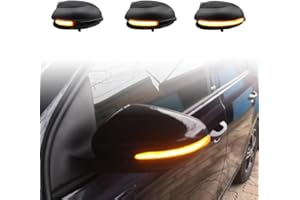 MKptopia dynamiczny migacz Kompatybilny z Golf MK6 GTI 6 R linia VI R20 kierunkowskaz led GTD wskaźnik lusterka bocznego Kompatybilny z VW-bez otworów