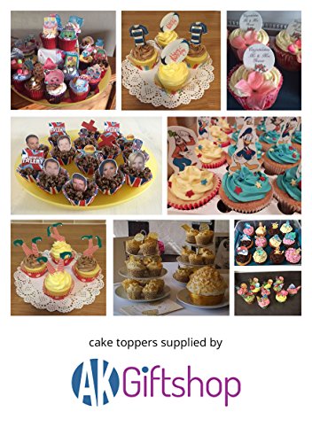 American Football NFL Cupcake Topper/Kuchen Dekorationen (12 Stück) Pittsburgh Steelers - 4