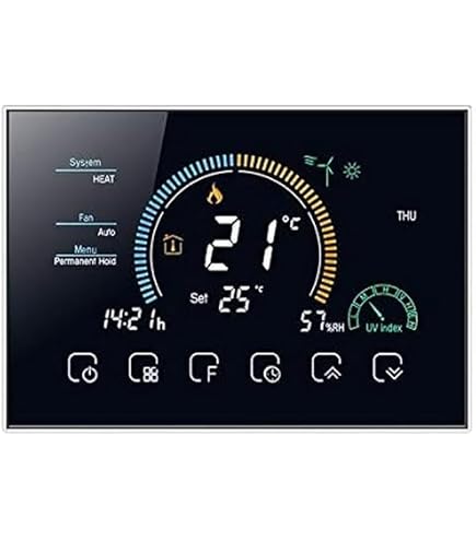 Termostato Aermec WMT10 – Elettromeccanico A Parete Per Ventilazione E Impianti A 2/4 Tubi