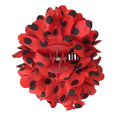 La Senorita Fleur Flamenco Rouge Pois Noir pour Filles / Enfants pour Cheveux
