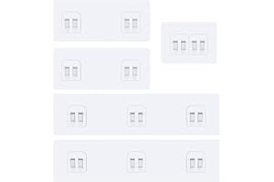YASONIC 5 Pezzi Ganci Adesivi Doccia, Ganci in plastica Adesivi per ripiano Doccia Ripiano Doccia Portasapone Portaspazzolino, Ganci Autoadesivi, Adesivi super forti impermeabile