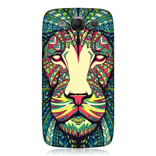 Head Case Designs - Carcasa para Samsung Galaxy S3 I9300, diseño Azteca de león