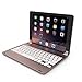 Produktbild Hunpta Drahtloser Bluetooth Tastatur-Kasten für Apple iPad 5 / iPad 6 / iPad Pro 9.7 (Rose Gold)