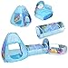 Price comparison product image Kids Play Tent and Tunnel 3 in 1 Pop Up Tent Toddlers Crawl Tunnel Playhouse Ball Pit Folding Tent with Zipper Storage Bag Baby Toy Gifts for Children Girls Boys Indoor and Outdoor Use(Ocean world)