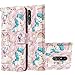 Produktbild HMTECH Für LG K40 2019 Hülle,Für LG K40 2019 Hülle Handyhülle Leder Niedlichen Unicorn Flip Case PU Leder Cover Magnet Schutzhülle Tasche Ständer Handytasche für LG K40 2019,YB Unicorn