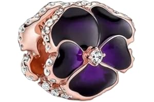 BEEUVIP Damen Leben der tiere Charm Anhänger für Armband 925 Sterling Silber Geburtsstein Charms Beads passend für Armband