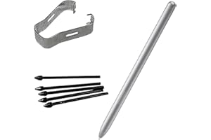 PEIXIONG Galaxy Tab S10 FE Stylus Replacement & S10 FE+ Stylus Pen Compatible with Samsung Galaxy S10 FE/S10 FE+ for Samsung Tab S10FE+/S10FE S Pen with Tips/Nibs & Tweezer WithoutBluetooth (Silver)