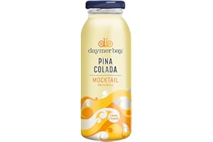 DAYMER BAY DRINKS Daymer Bay Non-Alcoholic Pina Colada Mocktail, Mocktail with High Fruit Concentrate & Premium Ingredients, 12 x 250ml