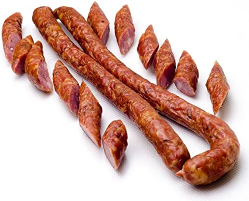 Polish traditional, natural, DRY SMOKED THIN SAUSAGE KABANOS 1kg, fresh, no preservatives