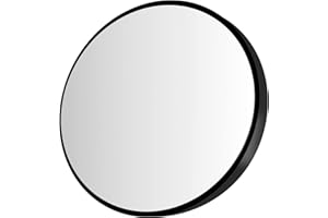 Fingertoys 10-Fach Vergrößerungsspiegel mit 2 Saugnäpfen, 10 Facher Vergrößerung Kosmetikspiegel, Schminkspiegel 8,8cm, Make Up Spiegel für Badezimmer Wandspiegel, Entfernung von Mitesser/Blasen