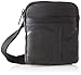 Produktbild Calvin Klein Herren Raised Logo Mini Flat Crossover Schultertasche, Schwarz (Black), 3x19x16 cm