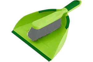 TREND LINE TrendLine Kehrgarnitur mit Handfeger grün Handbesen Schaufel Besen