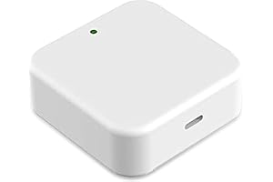 AloveH G2 WiFi-gateway smart lås, bluetooth-dörrlås, wifi-brygga, smart gateway med TT Lock-app, röststyrning, kompatibel med Alexa och Google Home