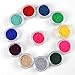 Fashion Gallery 12 Dark Colour Velvet Flocking Powder Velvet Manicure Nail Art Polish Tips