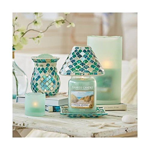 Yankee Candle 1543314 Coastal Living Lampenschirm, Glas, Mehrfarbig, 19 x 19 x 2.6 cm - 2