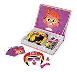 Janod J02717 Girl'S Crazy Faces Magneti'Book