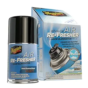 MEGUIAR'S G16602 Whole Air Re-Fresher Odour Eliminator Mist, Sweet Summer Breeze Scent