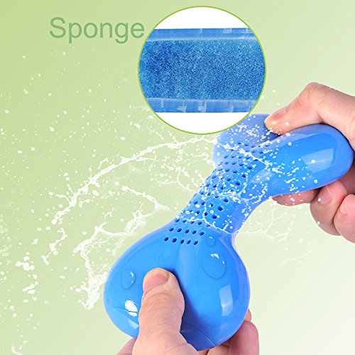 SlowTon-Pet-Dog-Chew-Toy-Arctic-Cooling-Freeze-Fetch-Food-Teething-Chew-Puzzle-Training-Dumbbell-and-Teeth-Cleaning-Treat-Tooth-Gums-Massage-Grinding-Rubber-Chew-Toy-Bone-for-Pet-Dogs-Pals