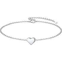 Argento sterling fascino disco stella luna e elementi regolabile braccialetto dell' amicizia, 23,5 cm