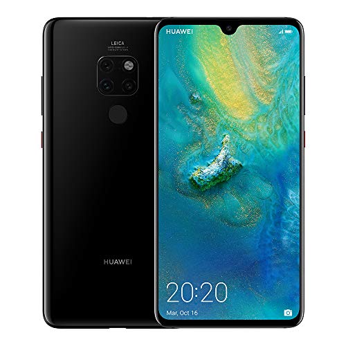 Huawei Mate 20 - Pack de funda y smartphone de 6.53" (Octa-Core Kirin 980, RAM de 4 GB, memoria de 128 GB, cámara de 20 MP, Android 9.0) Negro [Exclusivo Amazon]