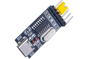 xiwai USB2.0 USB-C Typ-C Buchse auf TTL Konverter UART STC Modul Serieller Programmierer CH340G CH340 3,3V 5V Adapter Ersetzt PL-2303 Kompatibel mit Windows 7,8