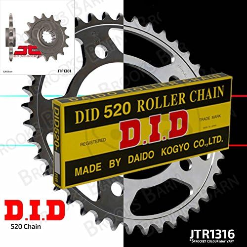 For Honda CB500 F-D,E,F 2013-15 DID 520 Chain &amp; JT Sprocket Kit (15/41T)
