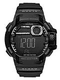 s.Oliver Herren Digital Quarz Uhr mit PU Armband SO-3495-PD