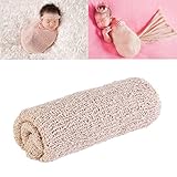 OULII Lange Ripple wickeln, DIY neugeborenes Baby Fotografie Wrap-BAby Foto Requisiten begünstigt, Packung mit 3 (Schnee zahnfarbenen + Beige + lila) - 7