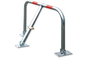 Schellenberg 73115 dissuasore parcheggio con serratura, barriera manuale per parcheggi privati