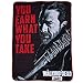 Produktbild The Walking Dead Negan "verdienen Sie, was Sie" Plüsch Fleece Decke
