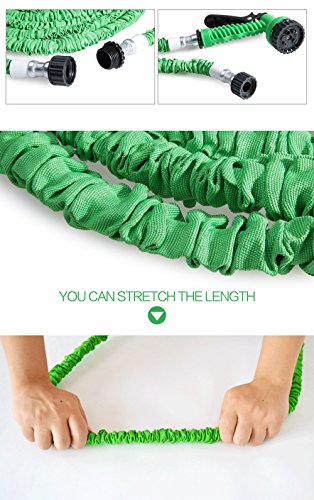 super-bab Flexibler Gartenschlauch Home Garten Wasser Schlauch/Magic Flexibler Gartenschlauch Wasserschlauch mit Sprühpistole Roll-Bewässerung Teleskop Gummi Schlauch - 5