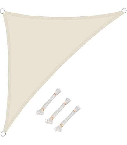 Toile d'ombrage Triangulaire - Fibre de Coco | Les Ombrières de Provence