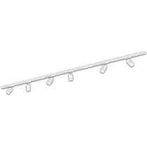 Raccord D'angle 90° Pour Rail D'éclairage - Compatible Système Rail 230V Modèle 8000045 - Noir - IP20 - 9