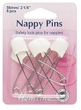 White Nappy Pins