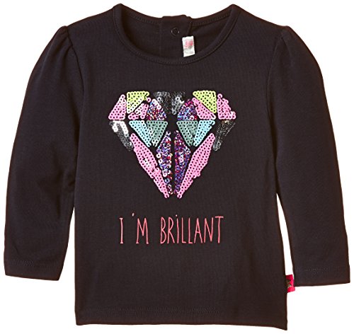 Billieblush Baby-Girls U05149 T-Shirt, Blue (Navy), 9-12 Months (Manufacturer Size:12 Months)