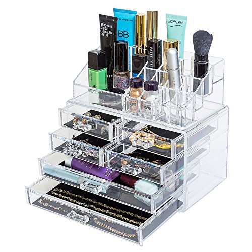 ArtMoon Belle Kosmetik & Schmuck Organizer Display Box Klar Acryl