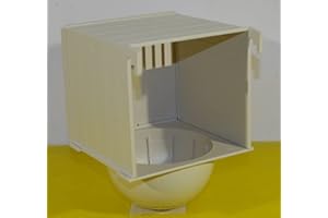 Zambonin Agricoltura Accessori e ricambi per la Cura e la Manutenzione delle Gabbie per Uccellini, Disponibili in Varie tipologie e quantità di acquisto (Nido Esterno plastica, 1 Pezzo)