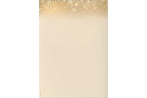 SIGEL DP633 Papier listowy Boże Narodzenie "Golden Christmas Night", A4, 25 arkuszy, z papieru zrównoważonego